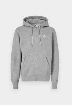 Nike Sportswear CLUB HOODIE - Zip-up Sweatshirt - Ghost -Zalando UK-Outlet c5810f271e294ea4bd107a548ee8e2fe