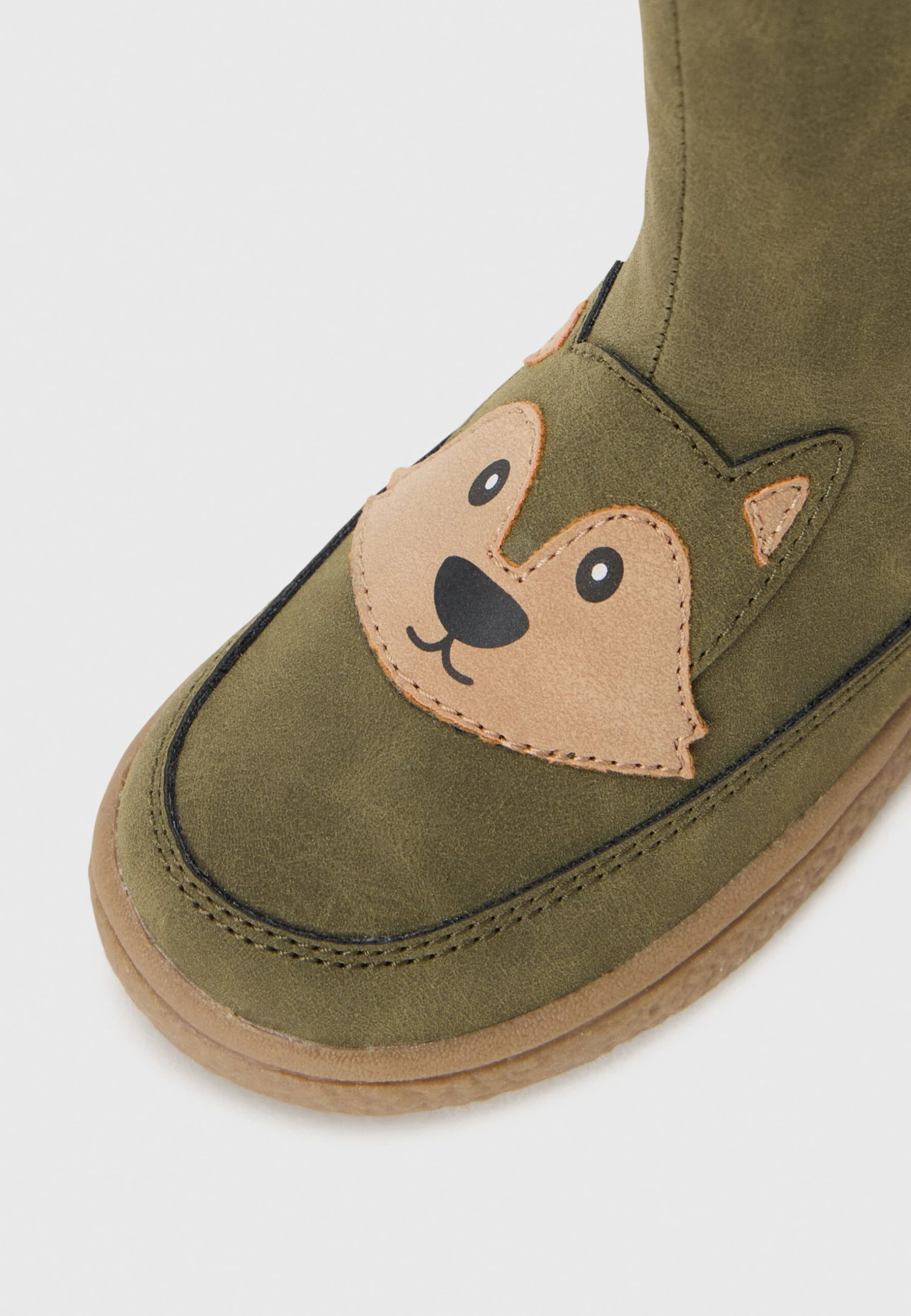 Friboo UNISEX - Classic Ankle Boots - Khaki 3 Friboo UNISEX - Classic Ankle Boots - Khaki - Image 3