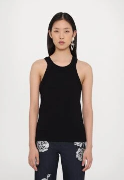 CLOSED RACER TANK - Top - Black