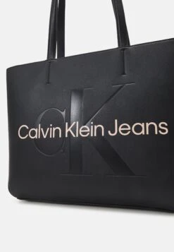 Calvin Klein Jeans Sculpted Shopper Mono - Tote Bag - Black/Rose 9 Calvin Klein Jeans Sculpted Shopper Mono - Tote Bag - Black/Rose -Zalando UK-Outlet c5c944e3f1e3444d84b6a17bcfd2d809