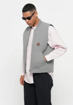 Santa Cruz CLASSIC LABEL UNISEX - Waistcoat - Blue/grey -Zalando UK-Outlet c6176ff722ca48ef9ce3e31e3f9321dc