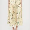 Erdem Pleated Skirt - Lemon Ice