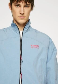 7 Days Active Tracksuit Jacket Unisex - Training Jacket - Dusk Blue -Zalando UK-Outlet c70bd4678ec04a2fa5bc3d5388a8cfd4