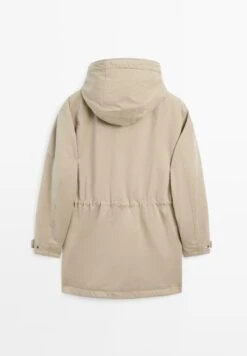 Massimo Dutti WATER-REPELLENT PEACH-EFFECT FABRIC - Parka - Beige -Zalando UK-Outlet c776a855879f4011b5767e8ae3493909