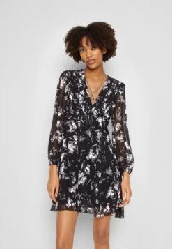 THE KOOPLES Robe - Cocktail Dress / Party Dress - Black / White -Zalando UK-Outlet c8619b0530b847298434f77ee5f325e2