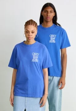 Obey Clothing WORLDWIDE RECORDS UNISEX - Print T-shirt - Electric Indigo -Zalando UK-Outlet c99a8d7204db4262bf89ad6acb514909