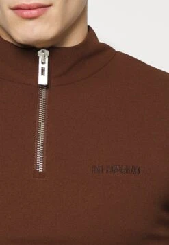 Han Kjøbenhavn Logo Half Zip Sharp Long Sleeve - Long Sleeved Top - Brown -Zalando UK-Outlet c9dce857c9b3430fbabdde6ae135d134