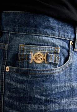 Versace PANT - Straight Leg Jeans - Medium Blue -Zalando UK-Outlet cad5773f50684eaaac3a6ad2466b5d05