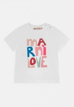 Marni Baby Unisex - Print T-Shirt - White