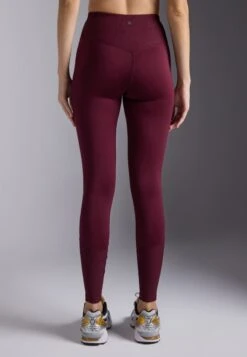 QUICK DRY FULL LENGTH HIGH RISE LEGGING - Leggings - Bordeaux -Zalando UK-Outlet cb19fd06fa9a4daabbd45d74e97f539b