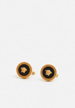 Versace Cufflinks - Nero/Oro Tribute