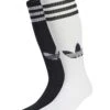 Adidas Originals KNEE 2.0 PAIRS - Socks - White Black
