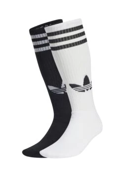 Adidas Originals KNEE 2.0 PAIRS - Socks - White Black