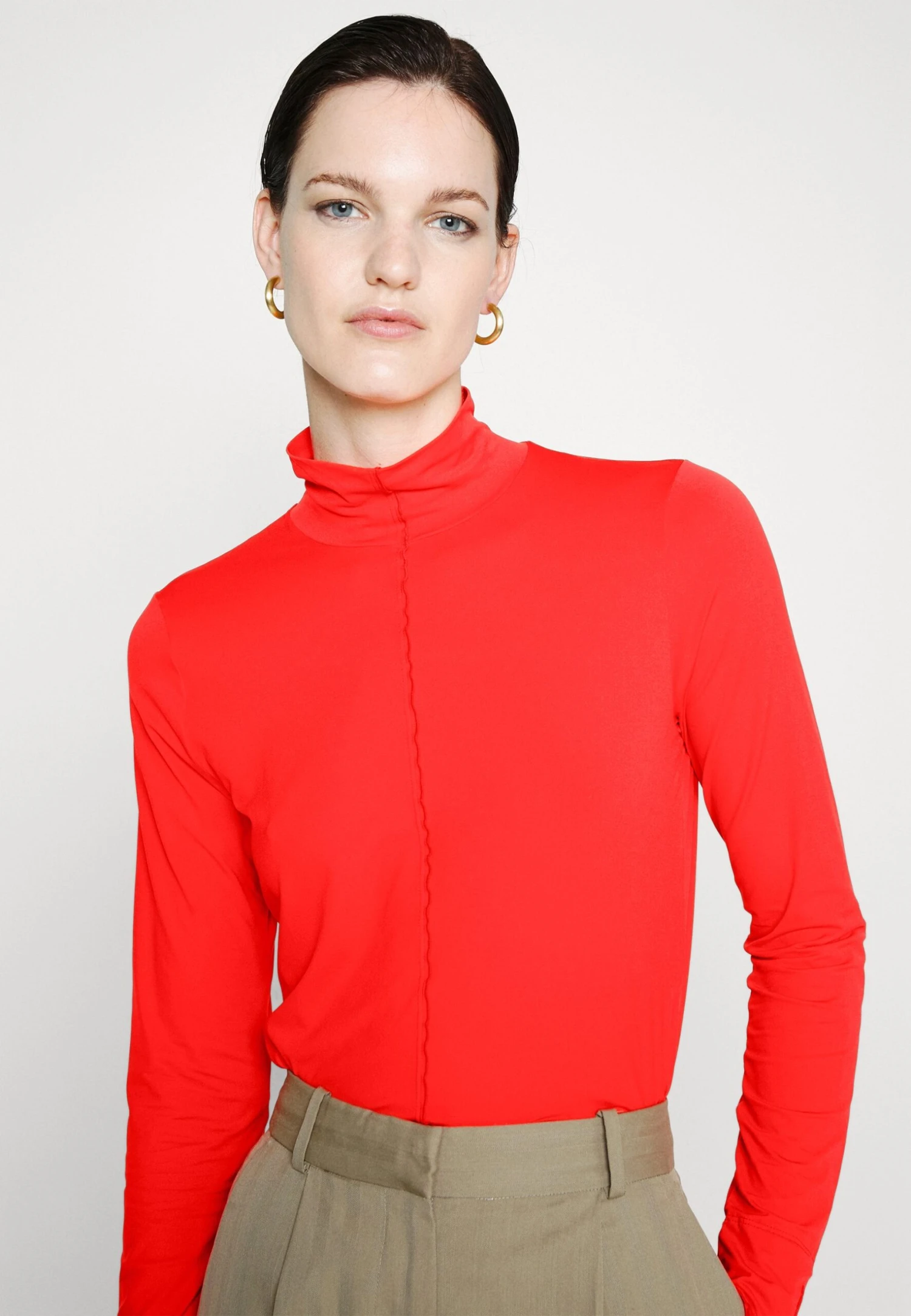 MARC CAIN Long Sleeved Top - Campari 4 MARC CAIN Long Sleeved Top - Campari - Image 4