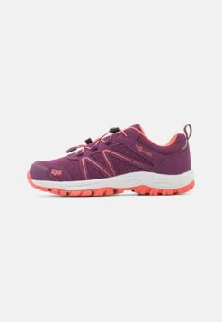 TROLLKIDS Kids Sandefjord Low Unisex - Hiking Shoes - Mulberry/Peach
