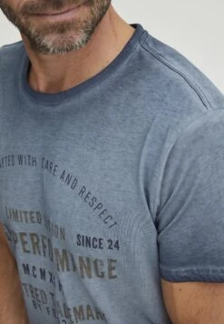 FQEMIL - Print T-shirt - Dark Denim -Zalando UK-Outlet cc87d94f9552420c8303f0fcb367683f