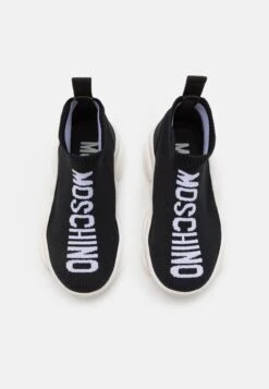 MOSCHINO Unisex - High-Top Trainers - Black/White -Zalando UK-Outlet ccd197560a714c83805bbda524f523d6