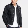 Redefined Rebel Jason Jacket - Denim Jacket - Lava Stone