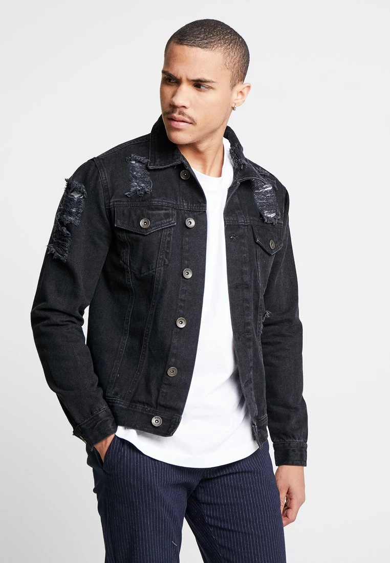 Redefined Rebel Jason Jacket - Denim Jacket - Lava Stone 1 Redefined Rebel Jason Jacket - Denim Jacket - Lava Stone