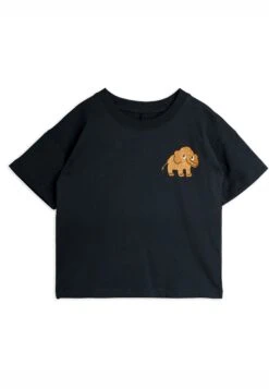 Mini Rodini MAMMOTH TEE UNISEX - Print T-shirt - Black