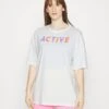 Oversized - Print T-Shirt - White