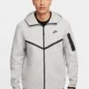 Nike Sportswear TECH FLEECE - Zip-up Sweatshirt - Dk Grey Heather Black