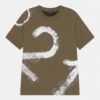 N°21 Over Unisex - Print T-Shirt - Mustard Yellow