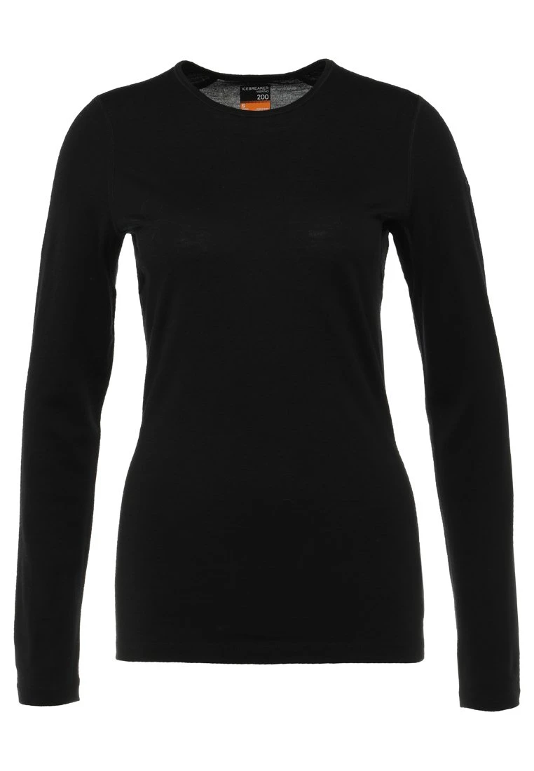 Icebreaker Crewe - Undershirt - Black 5 Icebreaker Crewe - Undershirt - Black - Image 5