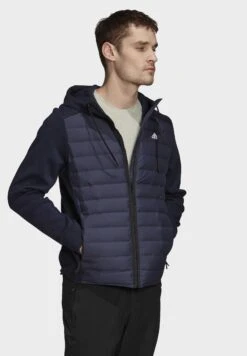 ADIDAS PERFORMANCE Varilite Hybrid Down - Running Jacket - Blue -Zalando UK-Outlet cf2d8001e3d24425b9a6e5327a3d3a59