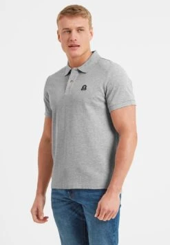 Aketon - Polo Shirt - Light Grey Marl