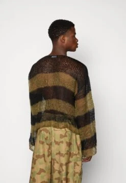 Jaded London Nirvana Striped Loose Jumper - Jumper - Green/Black -Zalando UK-Outlet cf765a7d78ef42b8919f446bbdff55c0