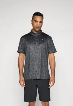 TOUR PRINT - Polo Shirt - Anthracite/white