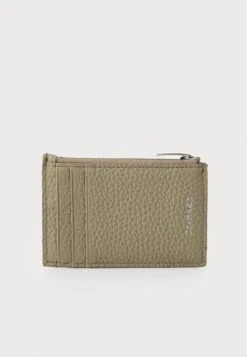 Calvin Klein ZIP CARD CASE - Wallet - Taupe