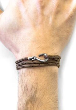 Anchor & Crew Bracelet - Brown