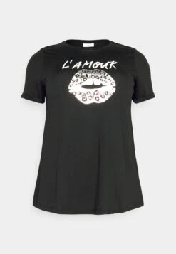 ONLY CARMAKOMA Carrilaya Life Ashape Tee - Print T-Shirt - Black/Silver 8 ONLY CARMAKOMA Carrilaya Life Ashape Tee - Print T-Shirt - Black/Silver -Zalando UK-Outlet d1ee988c62dc43b1b6a37eeaa58fffb7