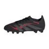 ADIDAS PERFORMANCE PREDATOR CLUB FIRM/MULTI-GROUND KIDS - Firm-ground Football Boots - Core Black Grey Four Lucid Red