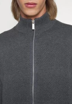 Selected Homme Slhmaine Cardigan- Cardigan - Dark Grey Melange -Zalando UK-Outlet d3fe09404d4841bcb4e3053f58fd53a1