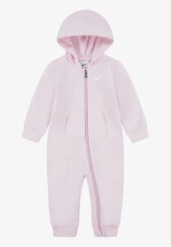 Nike Sportswear ESSENTIALS HOODED COVERALL UNISEX - Jumpsuit - Pink Foam