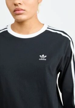 Adidas Originals REGULAR - Long Sleeved Top - Black -Zalando UK-Outlet d63de490ebf54b96a81d9a89b5cdce71