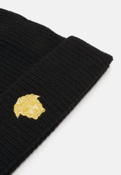Versace OTHER MEDUSA RICAMATA UNISEX - Beanie - Nero -Zalando UK-Outlet d66bd8aafc374042b8b29cc9e96f068f