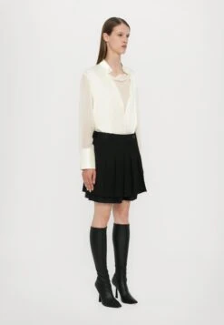 Helmut Lang SKORT NATURA - Pleated Skirt - Black -Zalando UK-Outlet d681d0657b7147099425776d9c748b8d