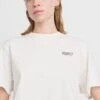 PUMA X ROSÉ RELAXED TEE - Basic T-shirt - Warm White