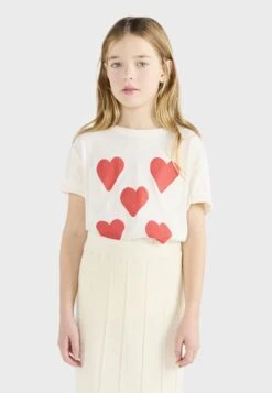 ROOSTER UNISEX - Print T-shirt - Raw White