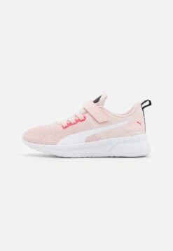 Puma Flyer Runner Unisex - Neutral Running Shoes - White/Lotus/Paradise Pink