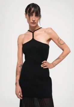 VETA KNIT DRESS - Cocktail Dress / Party Dress - Black 12 VETA KNIT DRESS - Cocktail Dress / Party Dress - Black -Zalando UK-Outlet d861563f8218479d9876629d3667c433