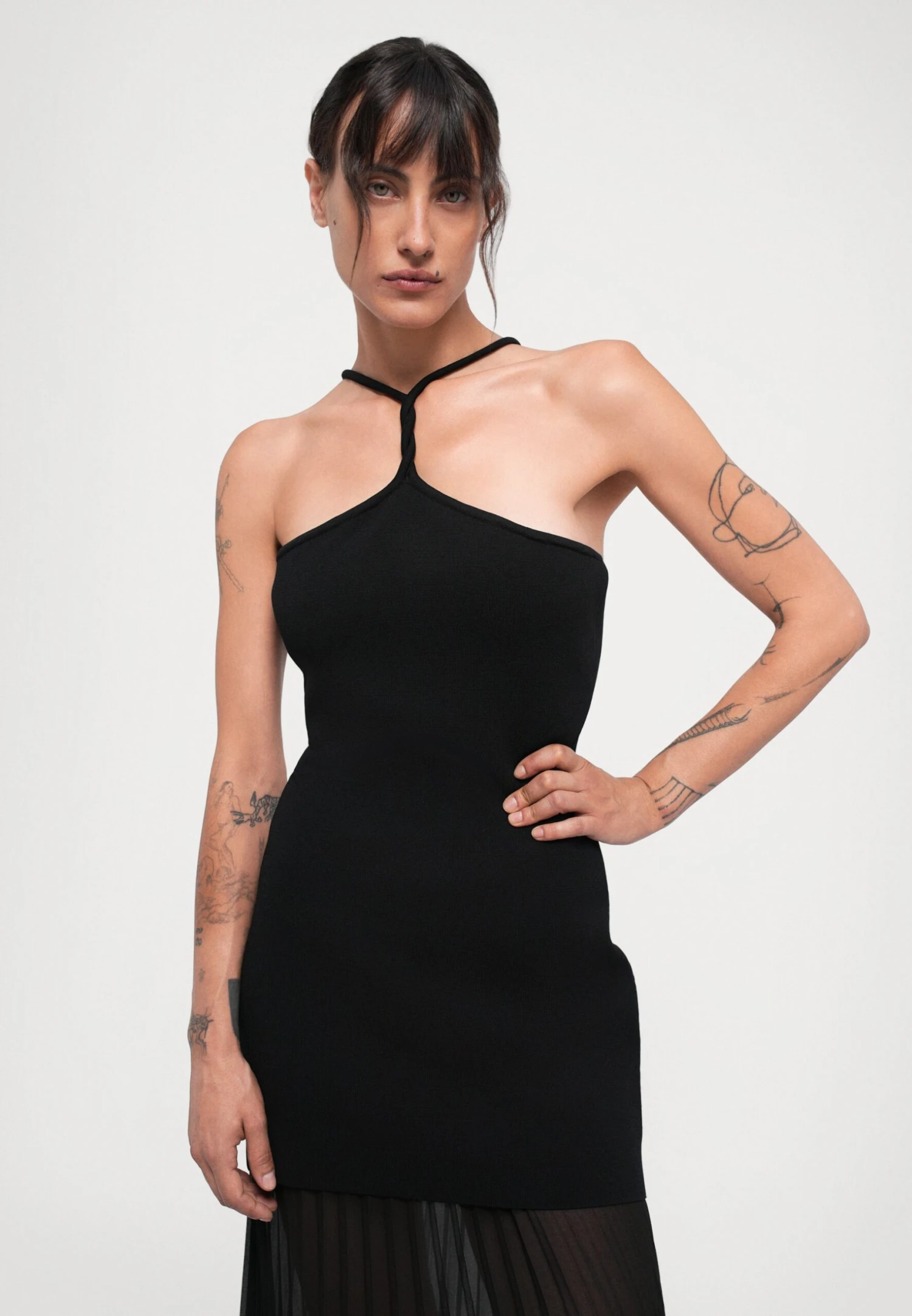 VETA KNIT DRESS - Cocktail Dress / Party Dress - Black 5 VETA KNIT DRESS - Cocktail Dress / Party Dress - Black - Image 5