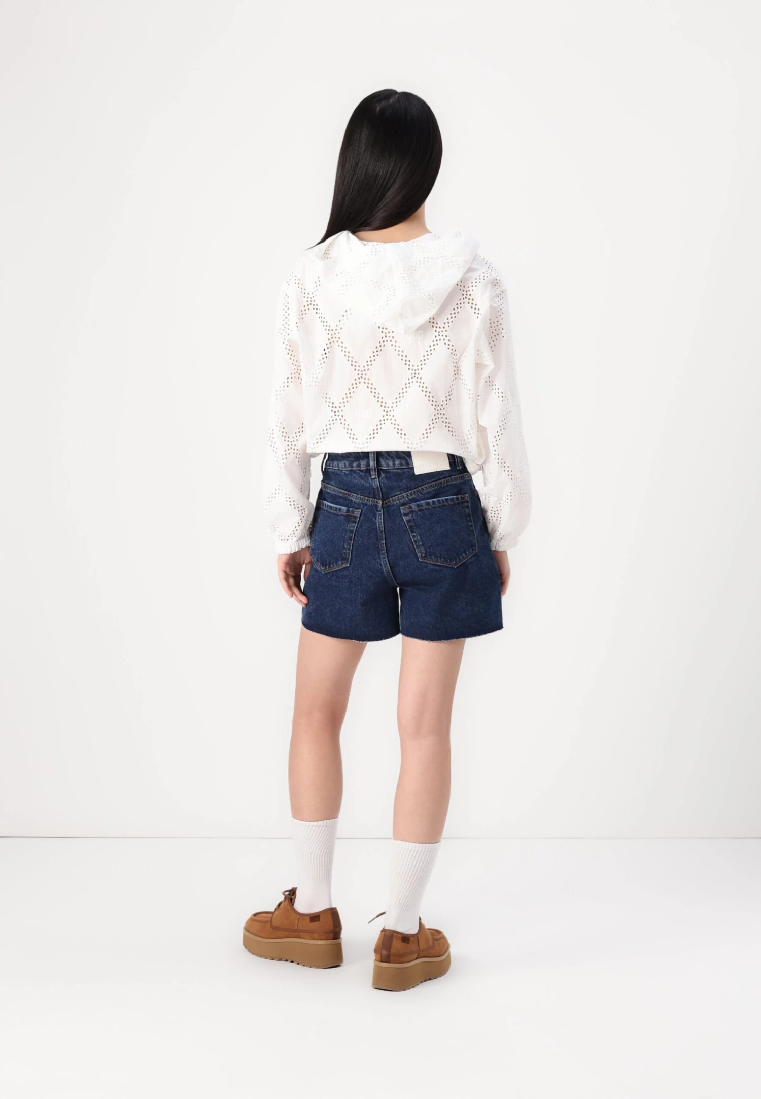 TOM TAILOR Denim TTMOM - Denim Shorts - Used Mid Stone Blue 3 TOM TAILOR Denim TTMOM - Denim Shorts - Used Mid Stone Blue - Image 3