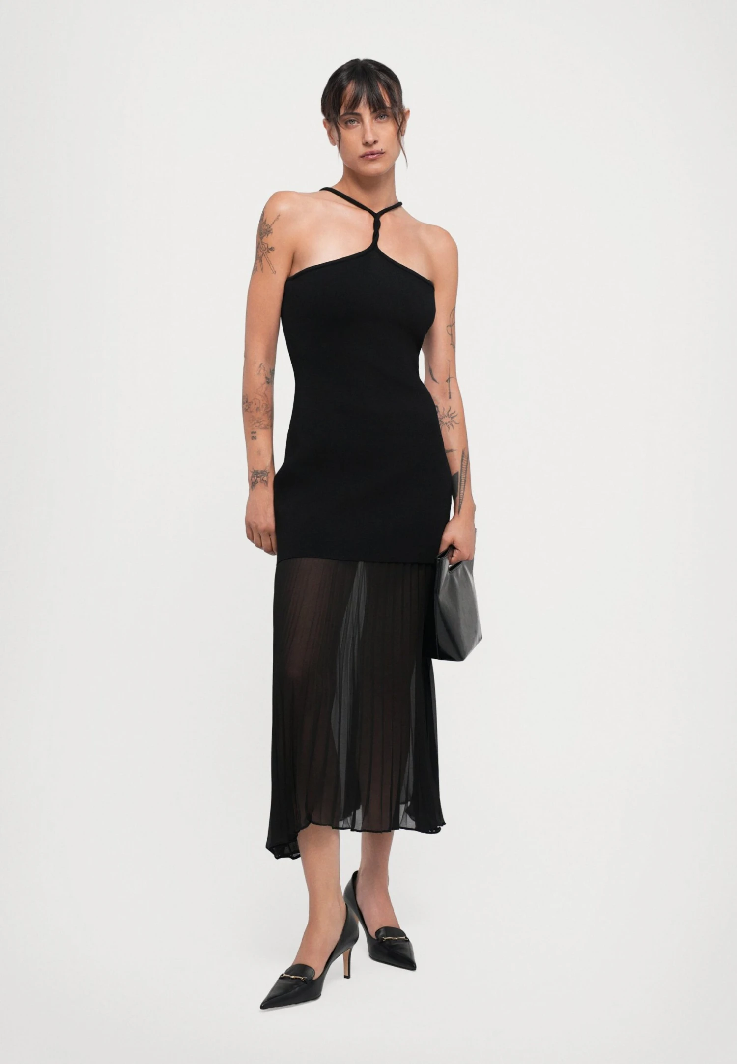 VETA KNIT DRESS - Cocktail Dress / Party Dress - Black 2 VETA KNIT DRESS - Cocktail Dress / Party Dress - Black - Image 2