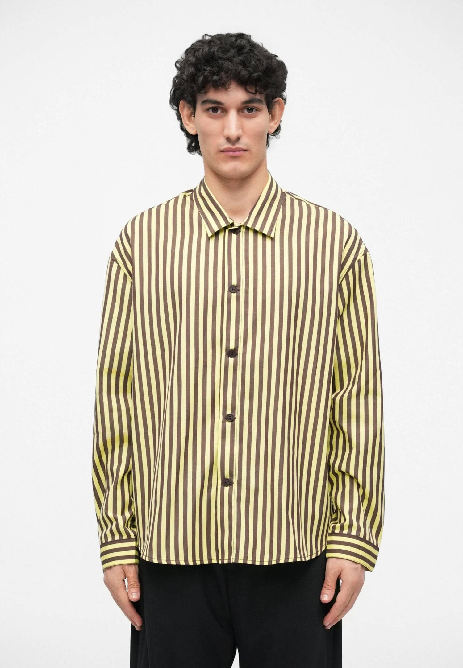 UNISEX - Shirt - Burnt Aubergine/yellow 2 UNISEX - Shirt - Burnt Aubergine/yellow - Image 2