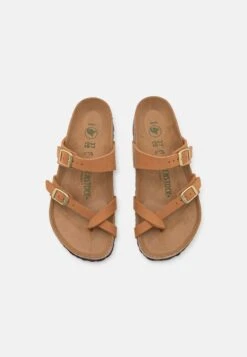 Birkenstock Mayari - T-Bar Sandals - Soft Pecan -Zalando UK-Outlet dbe1eff854e04a769a4d9612b5a3bdfa